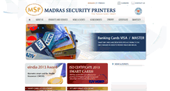 Desktop Screenshot of madrassecurityprinters.com